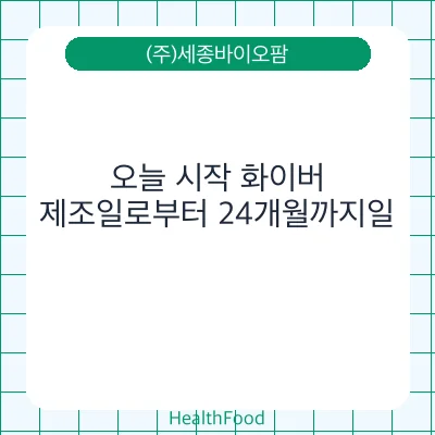 오늘 시작 화이버
