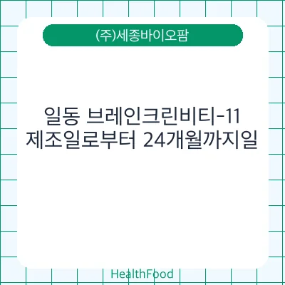 일동 브레인크린비티-11