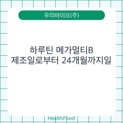 하루틴 메가멀티B