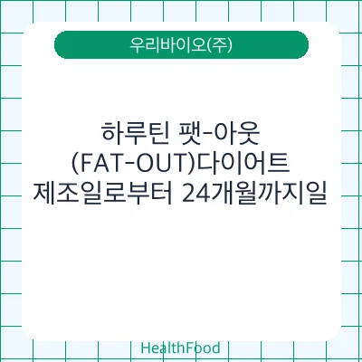 하루틴 팻-아웃(FAT-OUT)다이어트