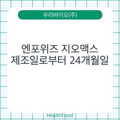 엔포위즈 지오맥스
