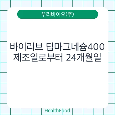 바이리브 딥마그네슘400
