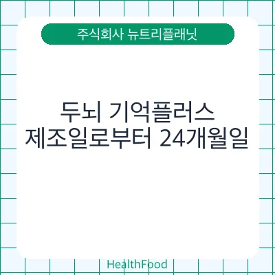 두뇌 기억플러스