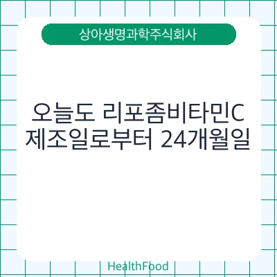 오늘도 리포좀비타민C