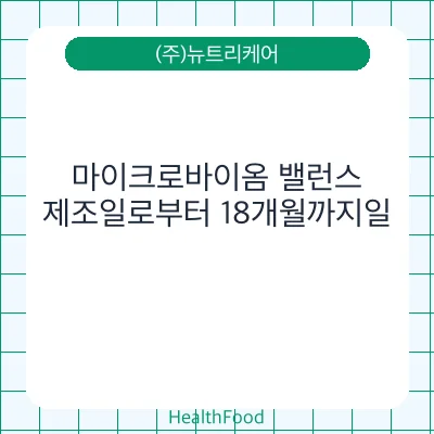 마이크로바이옴 밸런스