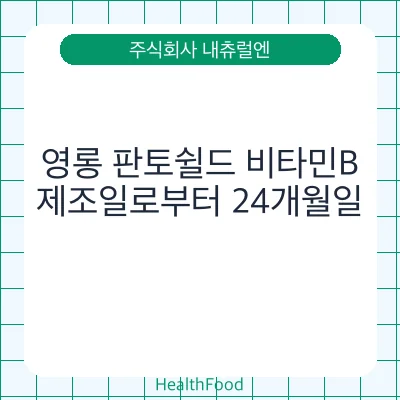 영롱 판토쉴드 비타민B