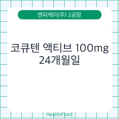 코큐텐 액티브 100mg