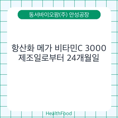 항산화 메가 비타민C 3000