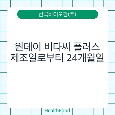 원데이 비타씨 플러스