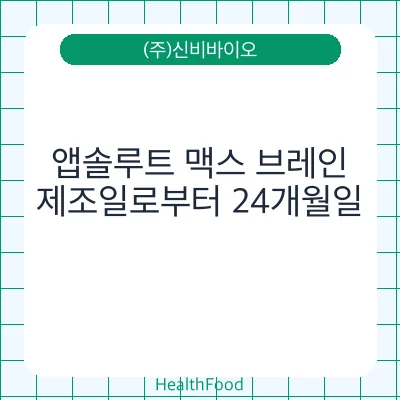 앱솔루트 맥스 브레인
