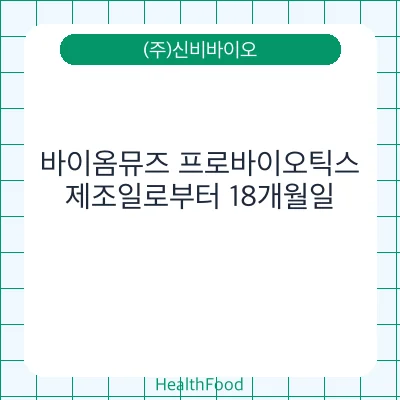 바이옴뮤즈 프로바이오틱스